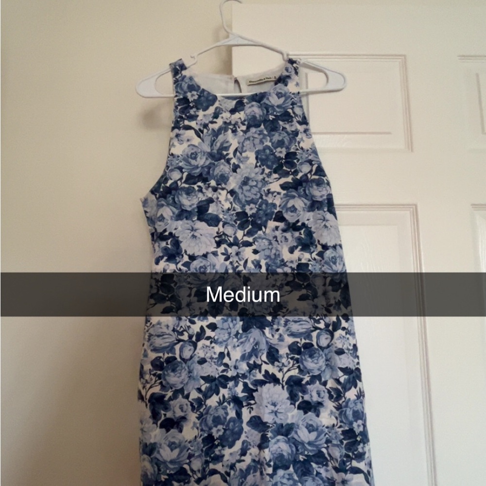 Abercrombie Floral Blue and White mini Dress
